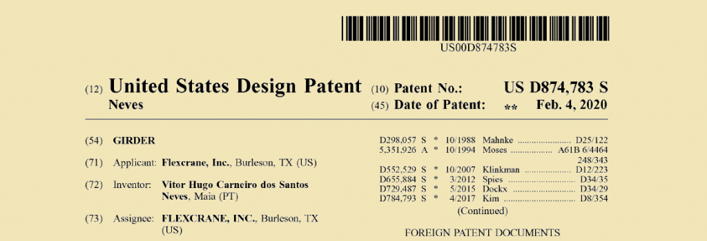 New US Design Patent D874,783
